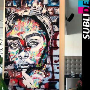 Cuadro Graffiti Mujer